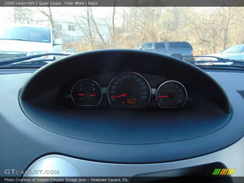 Polar White / Black 2006 Saturn ION 2 Quad Coupe