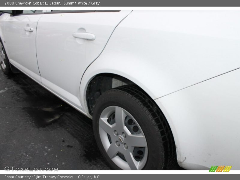 Summit White / Gray 2008 Chevrolet Cobalt LS Sedan