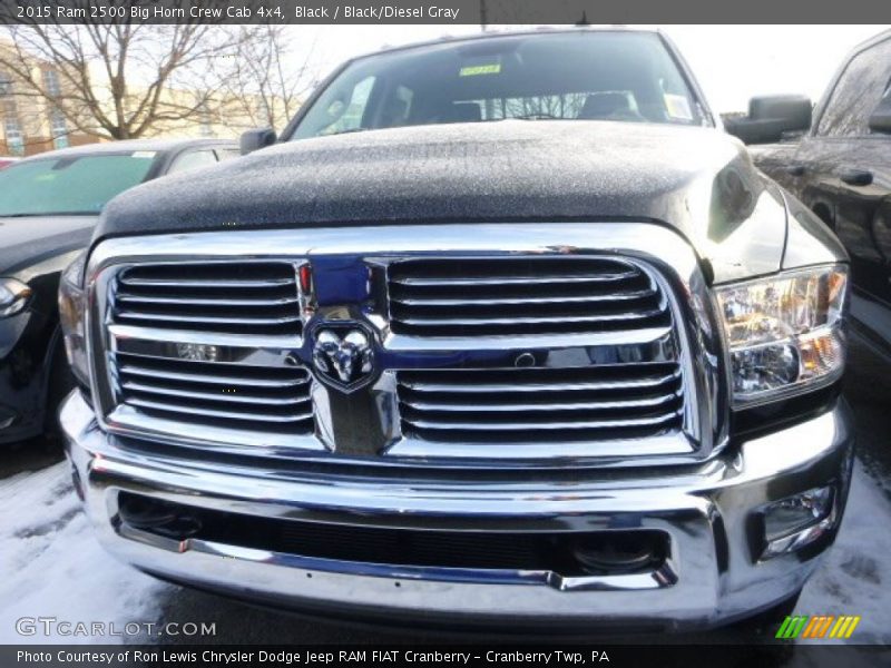 Black / Black/Diesel Gray 2015 Ram 2500 Big Horn Crew Cab 4x4