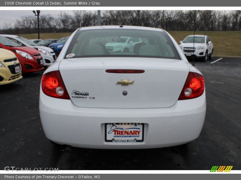 Summit White / Gray 2008 Chevrolet Cobalt LS Sedan