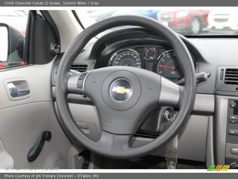 Summit White / Gray 2008 Chevrolet Cobalt LS Sedan