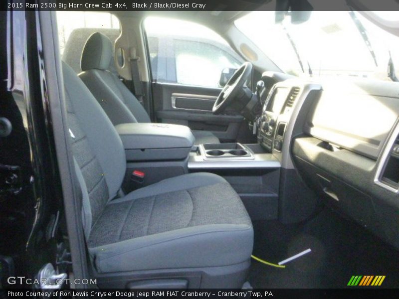 Black / Black/Diesel Gray 2015 Ram 2500 Big Horn Crew Cab 4x4