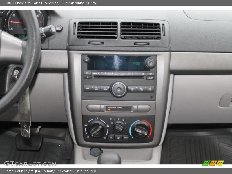 Summit White / Gray 2008 Chevrolet Cobalt LS Sedan