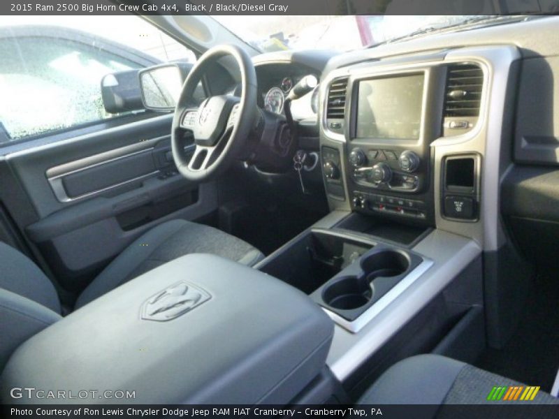 Black / Black/Diesel Gray 2015 Ram 2500 Big Horn Crew Cab 4x4