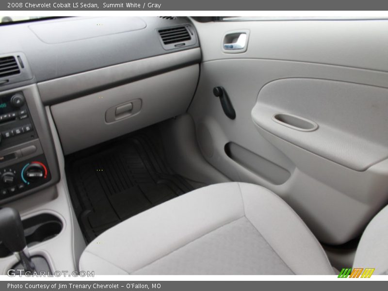 Summit White / Gray 2008 Chevrolet Cobalt LS Sedan