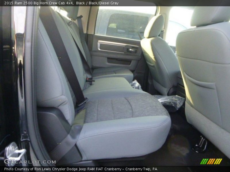 Black / Black/Diesel Gray 2015 Ram 2500 Big Horn Crew Cab 4x4