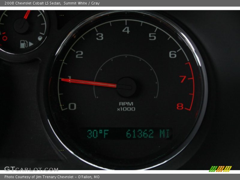 Summit White / Gray 2008 Chevrolet Cobalt LS Sedan