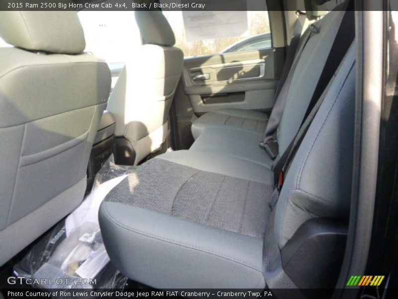 Black / Black/Diesel Gray 2015 Ram 2500 Big Horn Crew Cab 4x4