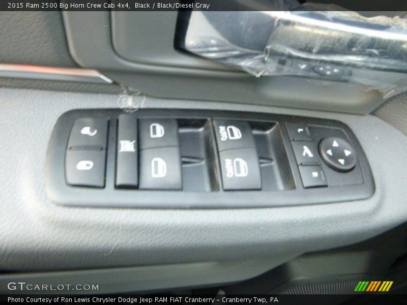 Black / Black/Diesel Gray 2015 Ram 2500 Big Horn Crew Cab 4x4
