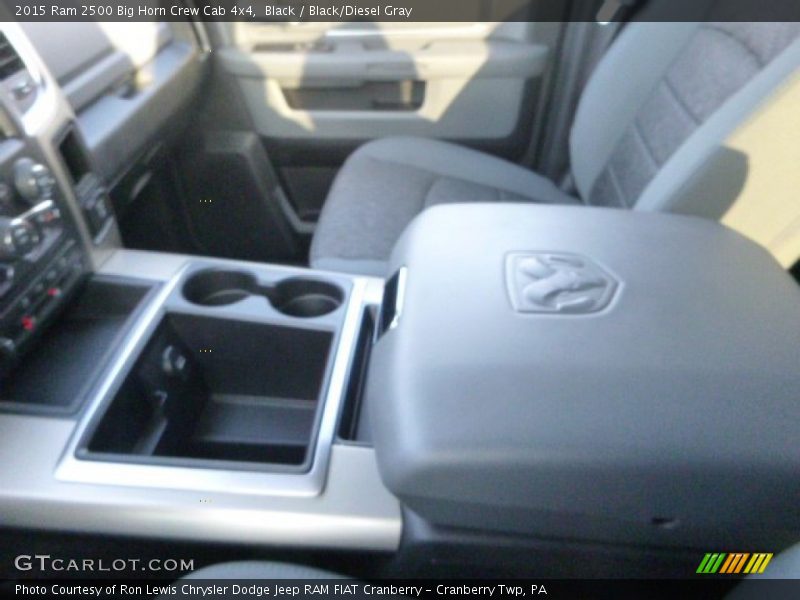 Black / Black/Diesel Gray 2015 Ram 2500 Big Horn Crew Cab 4x4