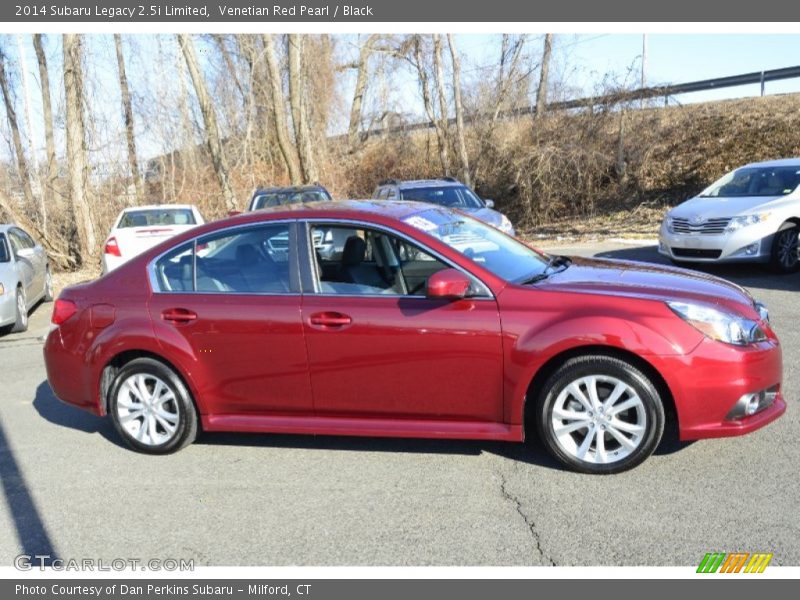 Venetian Red Pearl / Black 2014 Subaru Legacy 2.5i Limited