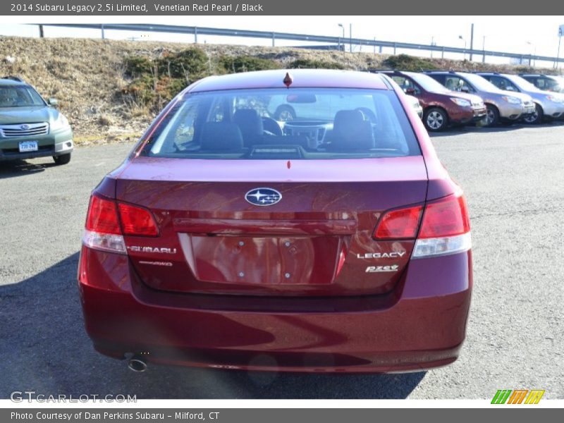 Venetian Red Pearl / Black 2014 Subaru Legacy 2.5i Limited