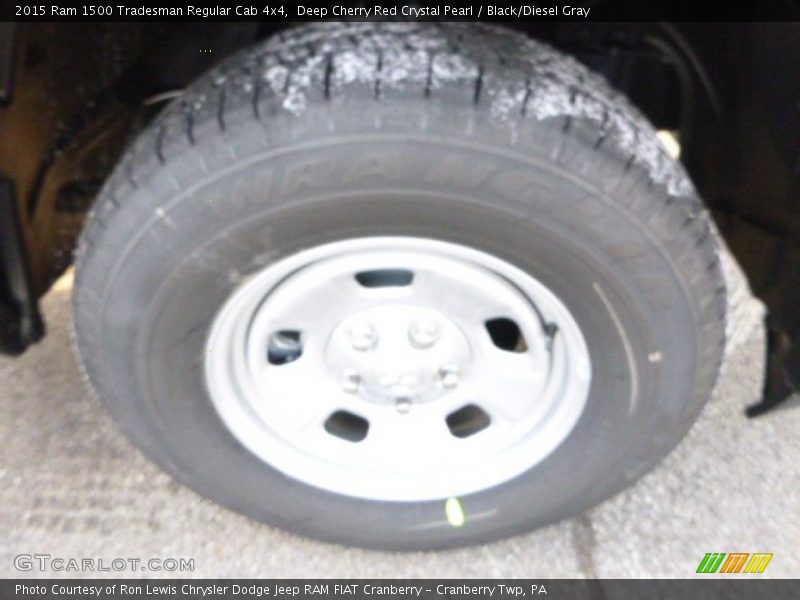 Deep Cherry Red Crystal Pearl / Black/Diesel Gray 2015 Ram 1500 Tradesman Regular Cab 4x4