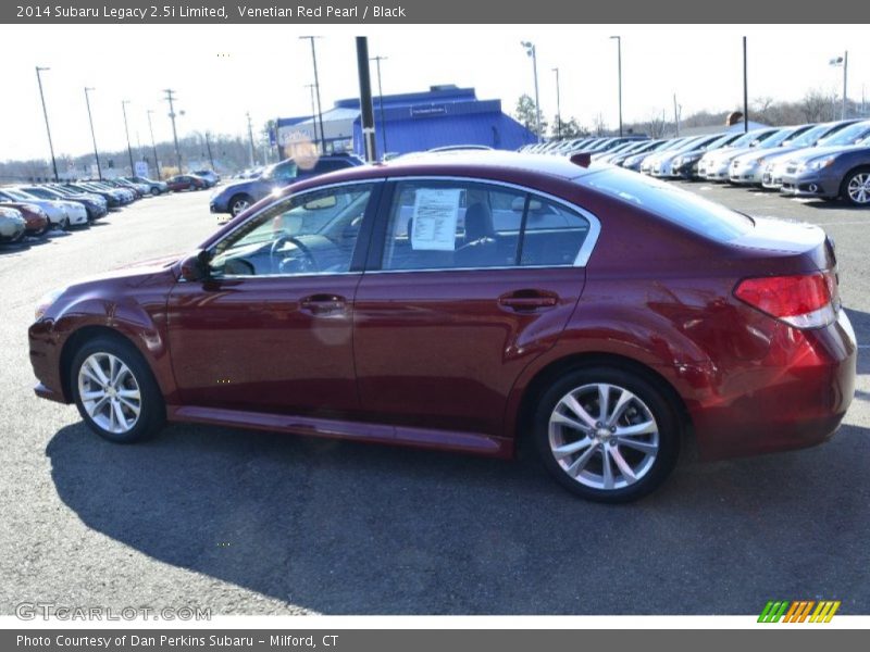 Venetian Red Pearl / Black 2014 Subaru Legacy 2.5i Limited