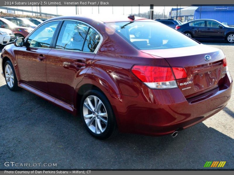 Venetian Red Pearl / Black 2014 Subaru Legacy 2.5i Limited