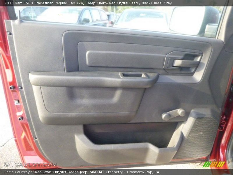 Deep Cherry Red Crystal Pearl / Black/Diesel Gray 2015 Ram 1500 Tradesman Regular Cab 4x4