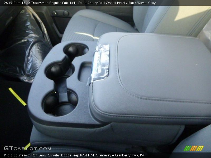 Deep Cherry Red Crystal Pearl / Black/Diesel Gray 2015 Ram 1500 Tradesman Regular Cab 4x4