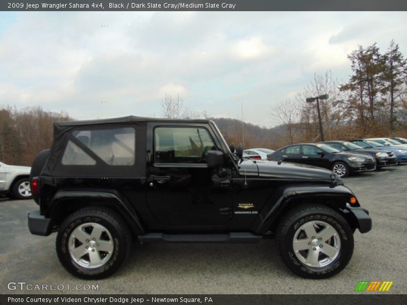 Black / Dark Slate Gray/Medium Slate Gray 2009 Jeep Wrangler Sahara 4x4