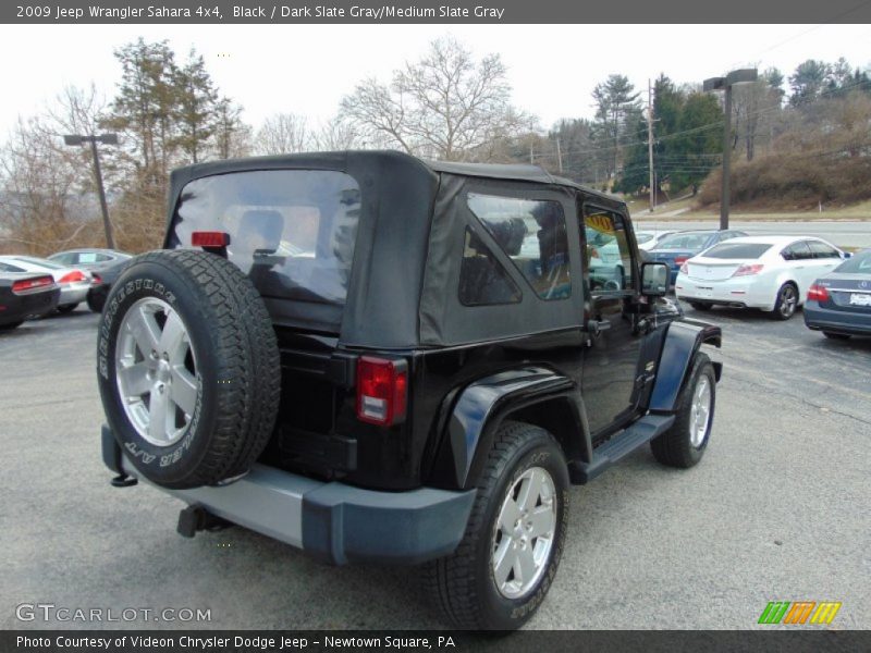 Black / Dark Slate Gray/Medium Slate Gray 2009 Jeep Wrangler Sahara 4x4