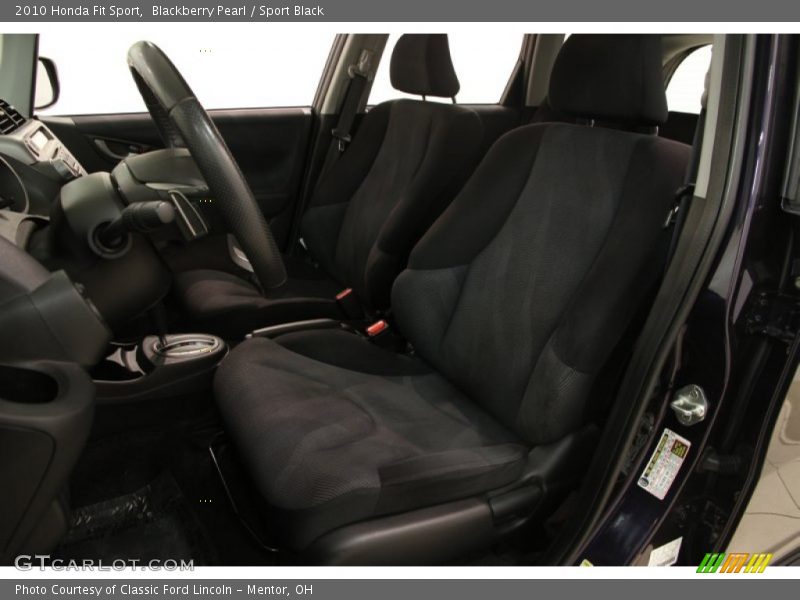 Blackberry Pearl / Sport Black 2010 Honda Fit Sport