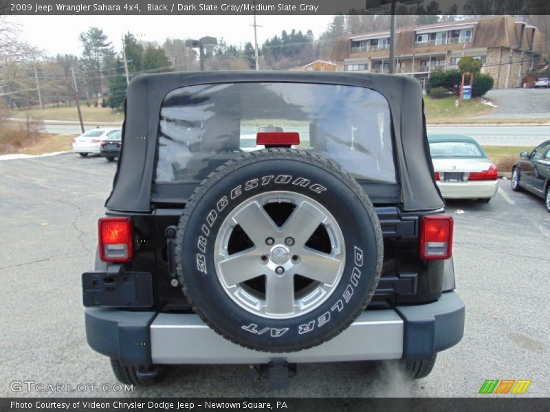 Black / Dark Slate Gray/Medium Slate Gray 2009 Jeep Wrangler Sahara 4x4