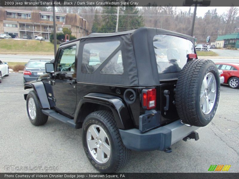 Black / Dark Slate Gray/Medium Slate Gray 2009 Jeep Wrangler Sahara 4x4