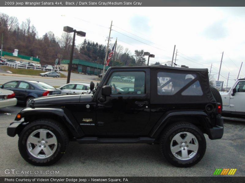 Black / Dark Slate Gray/Medium Slate Gray 2009 Jeep Wrangler Sahara 4x4