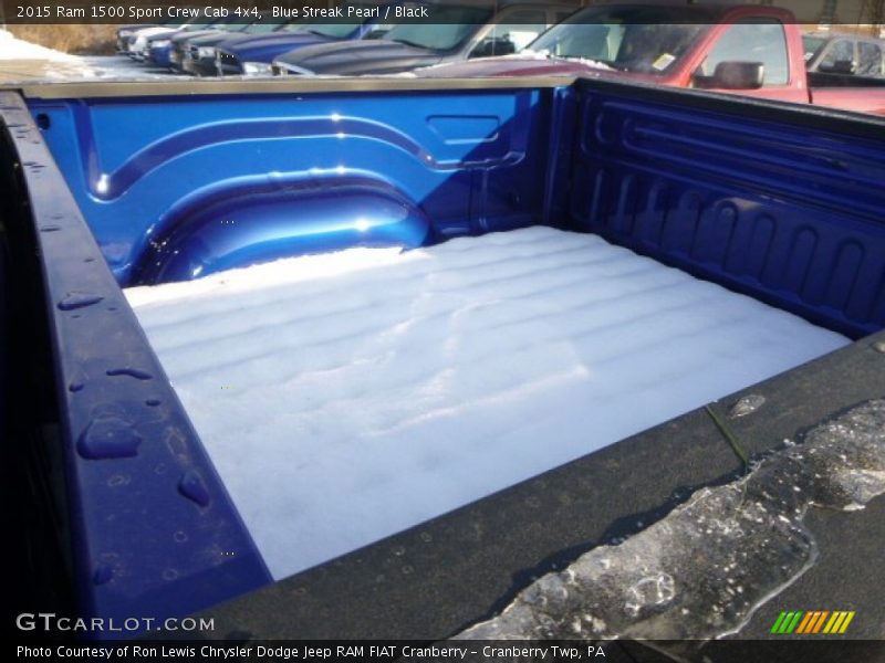 Blue Streak Pearl / Black 2015 Ram 1500 Sport Crew Cab 4x4