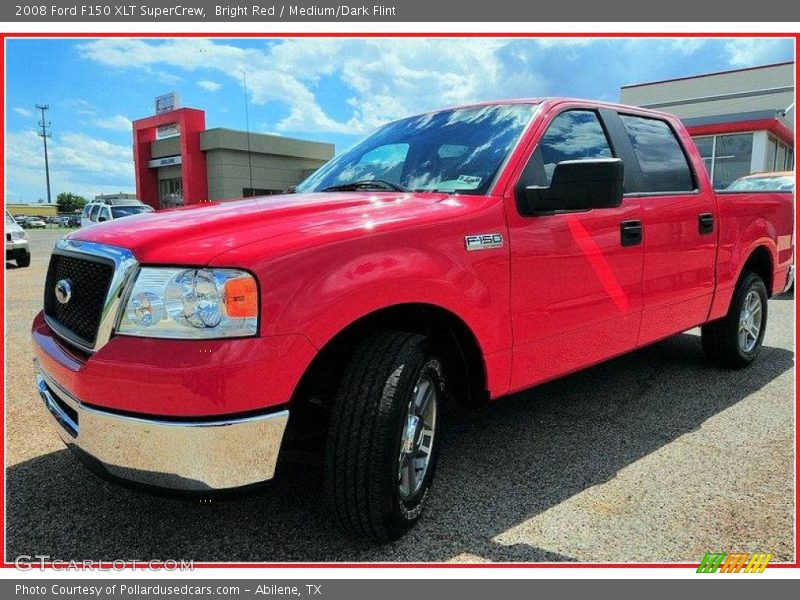 Bright Red / Medium/Dark Flint 2008 Ford F150 XLT SuperCrew