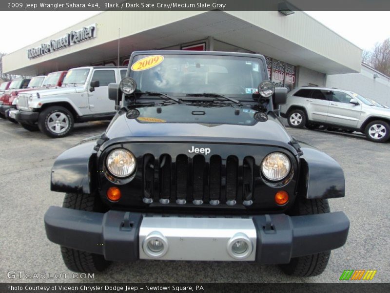 Black / Dark Slate Gray/Medium Slate Gray 2009 Jeep Wrangler Sahara 4x4