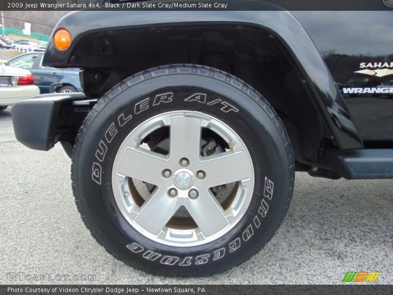 Black / Dark Slate Gray/Medium Slate Gray 2009 Jeep Wrangler Sahara 4x4