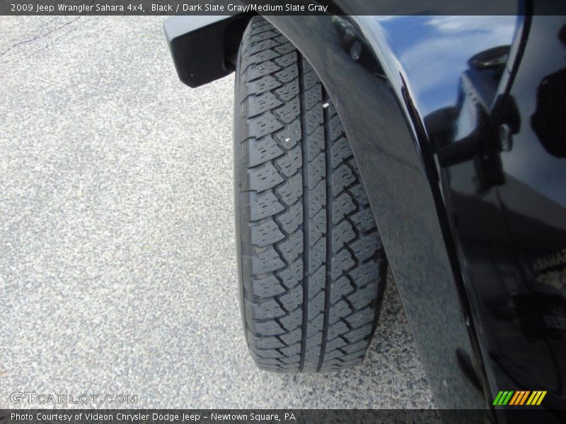 Black / Dark Slate Gray/Medium Slate Gray 2009 Jeep Wrangler Sahara 4x4