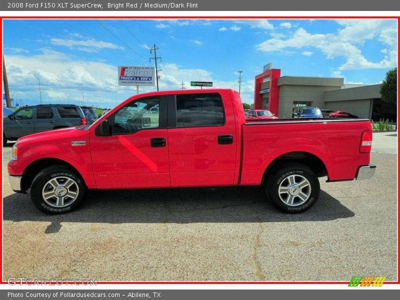 Bright Red / Medium/Dark Flint 2008 Ford F150 XLT SuperCrew
