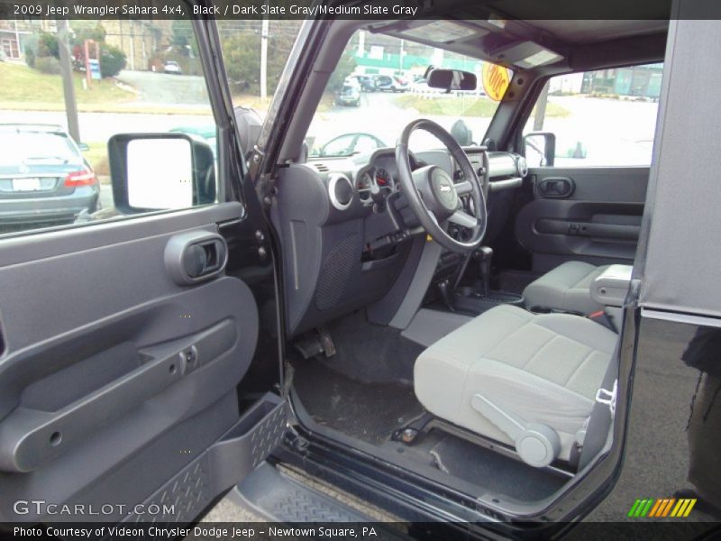 Black / Dark Slate Gray/Medium Slate Gray 2009 Jeep Wrangler Sahara 4x4