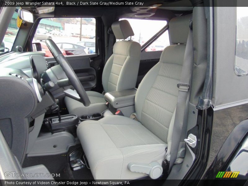 Black / Dark Slate Gray/Medium Slate Gray 2009 Jeep Wrangler Sahara 4x4