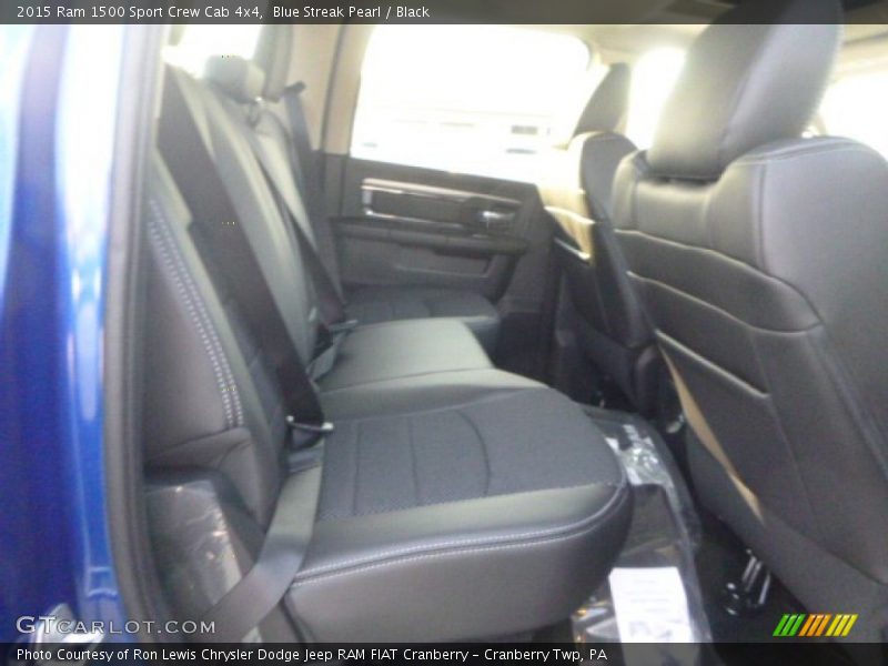 Blue Streak Pearl / Black 2015 Ram 1500 Sport Crew Cab 4x4