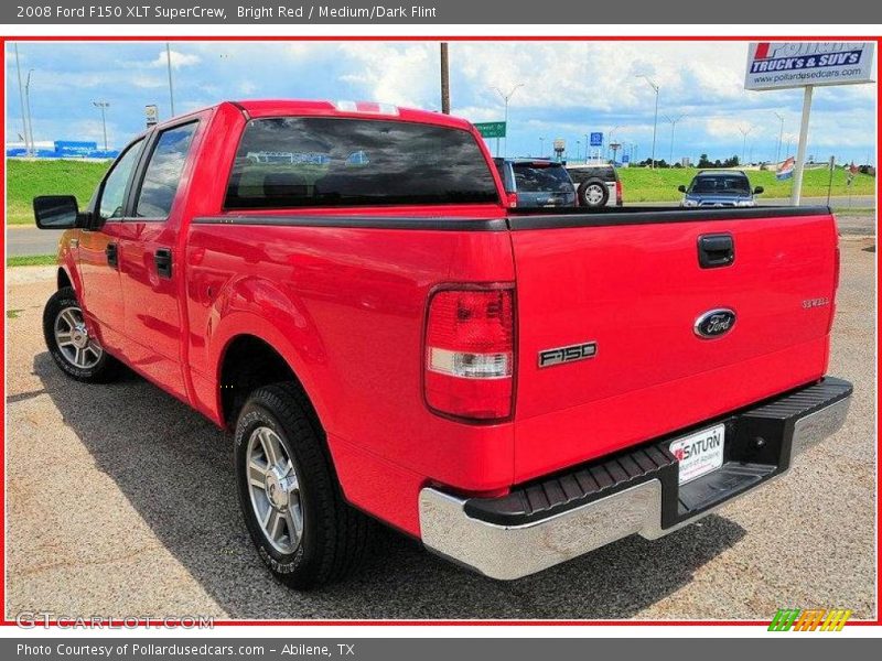 Bright Red / Medium/Dark Flint 2008 Ford F150 XLT SuperCrew