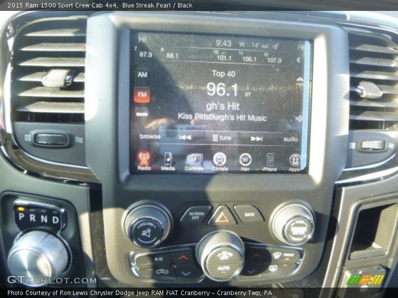 Blue Streak Pearl / Black 2015 Ram 1500 Sport Crew Cab 4x4
