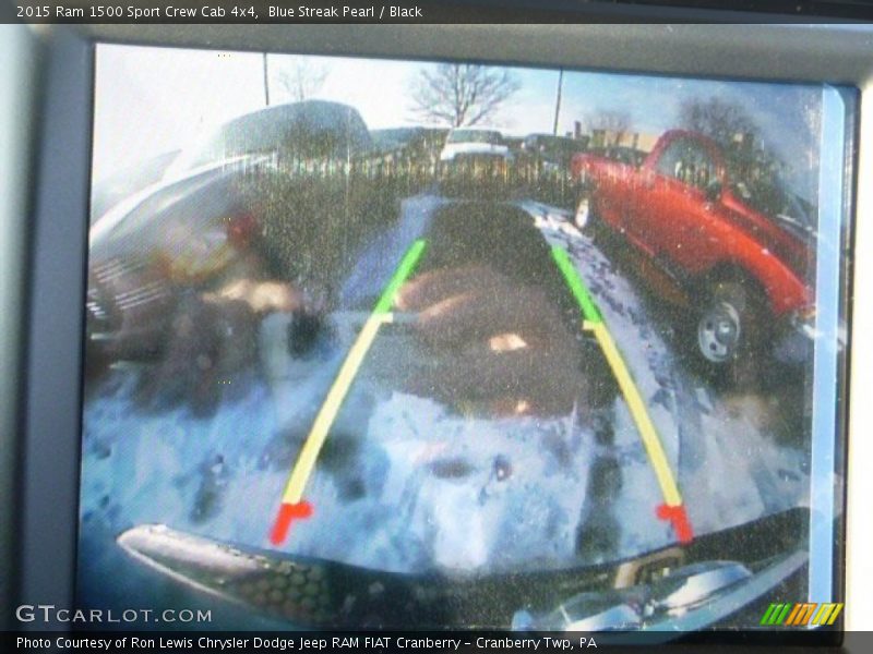 Blue Streak Pearl / Black 2015 Ram 1500 Sport Crew Cab 4x4