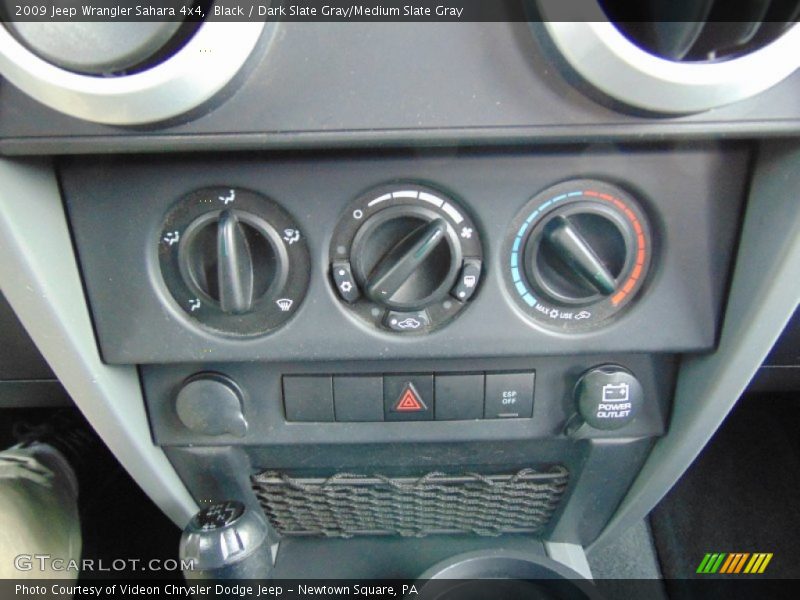 Black / Dark Slate Gray/Medium Slate Gray 2009 Jeep Wrangler Sahara 4x4