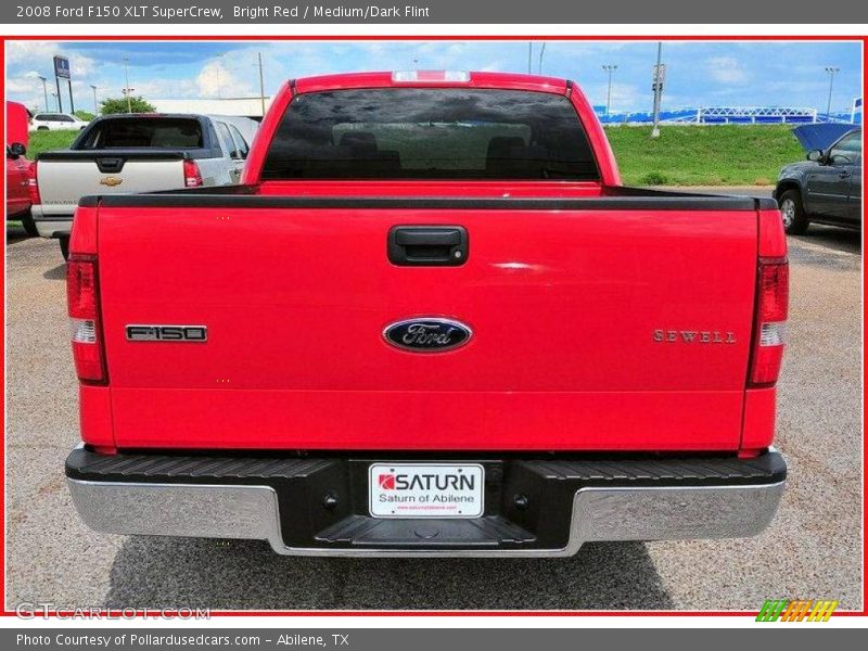 Bright Red / Medium/Dark Flint 2008 Ford F150 XLT SuperCrew