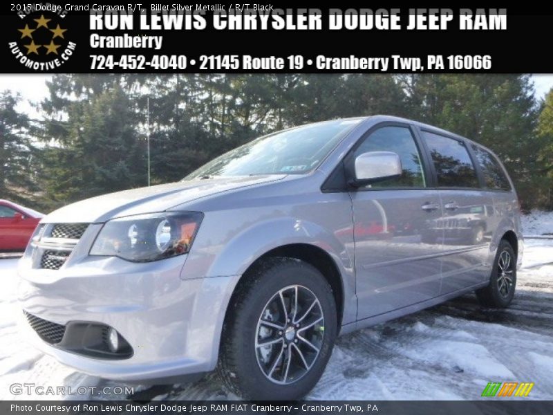 Billet Silver Metallic / R/T Black 2015 Dodge Grand Caravan R/T