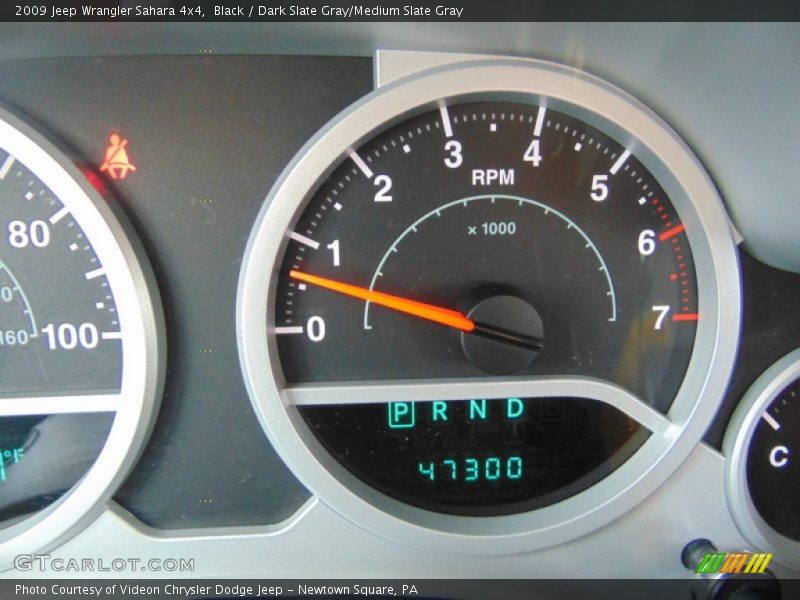 Black / Dark Slate Gray/Medium Slate Gray 2009 Jeep Wrangler Sahara 4x4
