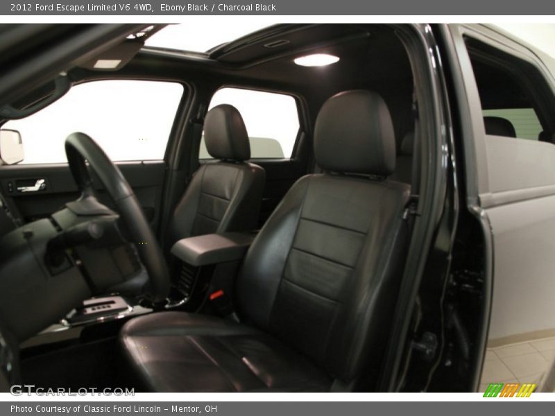 Ebony Black / Charcoal Black 2012 Ford Escape Limited V6 4WD