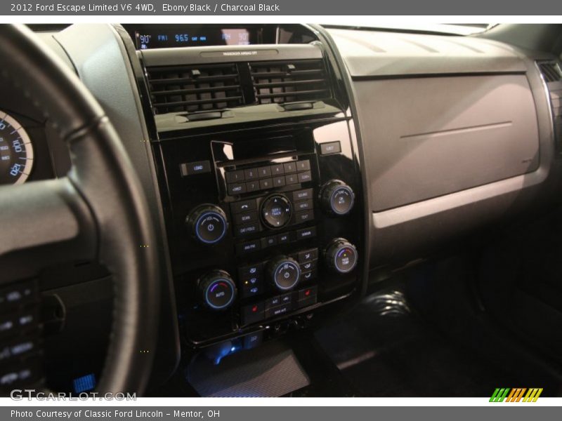 Ebony Black / Charcoal Black 2012 Ford Escape Limited V6 4WD