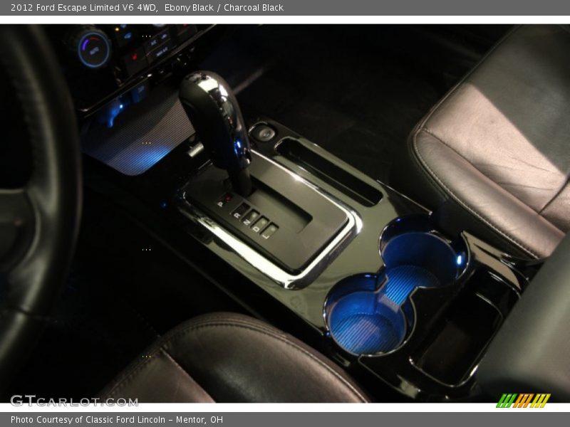 Ebony Black / Charcoal Black 2012 Ford Escape Limited V6 4WD