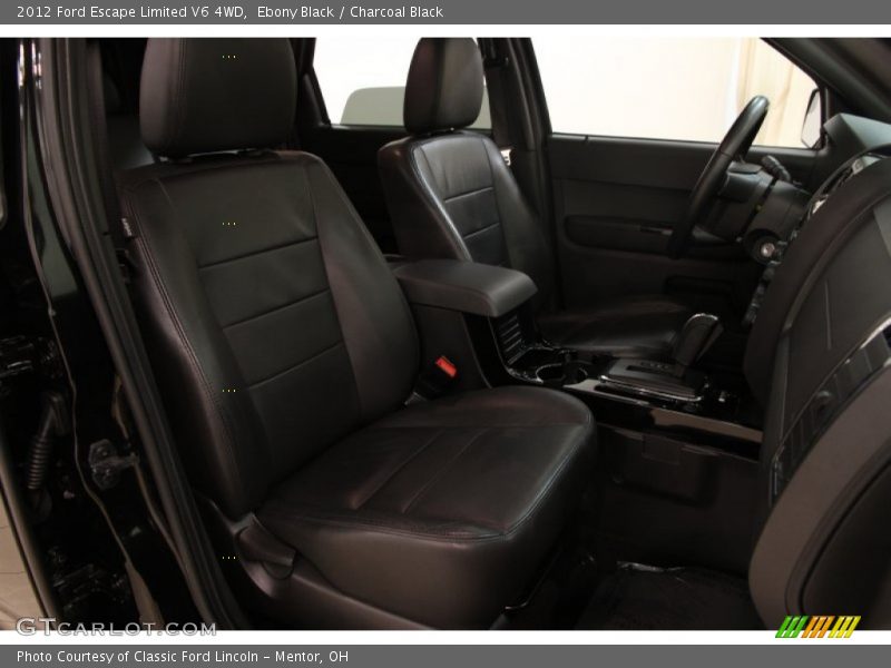 Ebony Black / Charcoal Black 2012 Ford Escape Limited V6 4WD