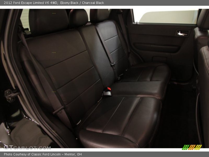 Ebony Black / Charcoal Black 2012 Ford Escape Limited V6 4WD