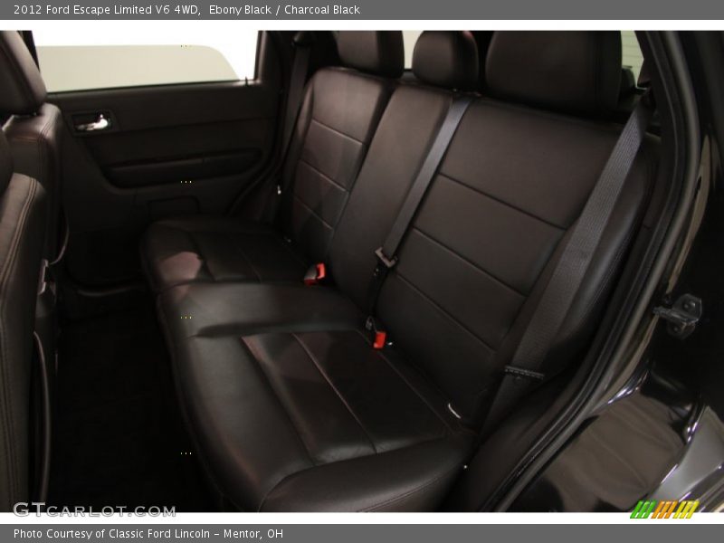 Ebony Black / Charcoal Black 2012 Ford Escape Limited V6 4WD