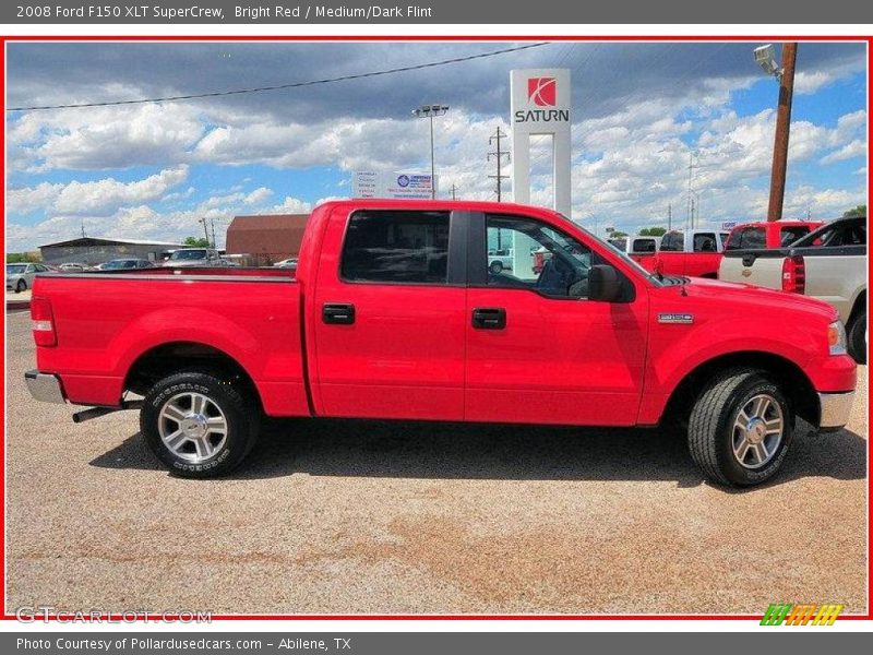 Bright Red / Medium/Dark Flint 2008 Ford F150 XLT SuperCrew